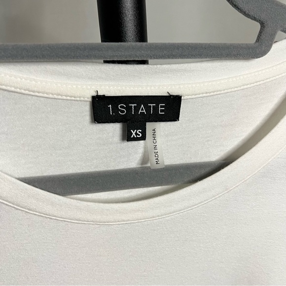 1. State White Long Sleeve Blouse - Picture 4 of 6